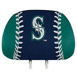 MLB Seattle Mariners Printed Headrest Covers (Set of 2)