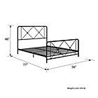 Alternate image 3 for Atwater Living Elianna Metal Bed Frame