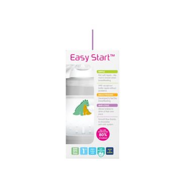 MAM 5 oz. Anti-Colic Bottle in White. View a larger version of this product image.