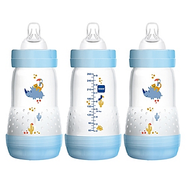 MAM 3-Pack 9 fl. oz. Anti-Colic Bottles. View a larger version of this product image.