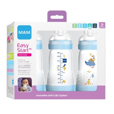 MAM 3-Pack 9 fl. oz. Anti-Colic Bottles. View a larger version of this product image.