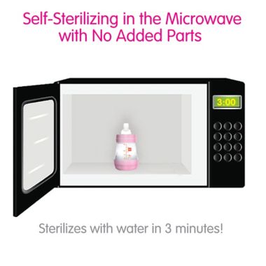MAM 3-Pack 5 fl. oz. Anti-Colic Bottles. View a larger version of this product image.
