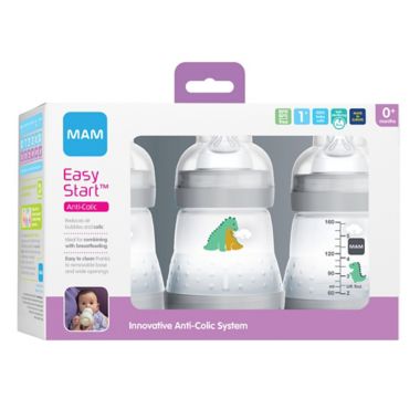 MAM 3-Pack 5 fl. oz. Anti-Colic Bottles. View a larger version of this product image.