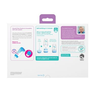 MAM 3-Pack 5 fl. oz. Anti-Colic Bottles. View a larger version of this product image.