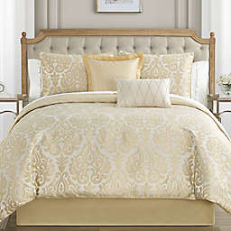 Waterford® Bastia 4-Piece King Comforter Set in Gold