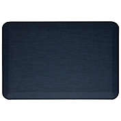 Our Table&trade; Linen Texture 20-Inch x 30-Inch Anti-Fatigue Kitchen Mat in Navy