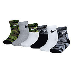 Nike® Size 2-4T 6-Pack Socks in Camo