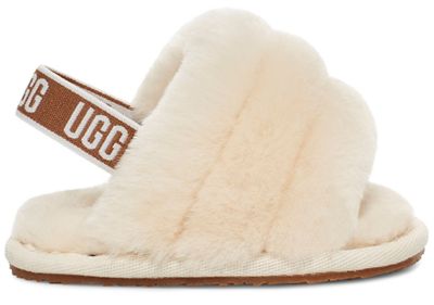 UGG&reg; Fluff Yeah Slide Strap Sandal in Natural
