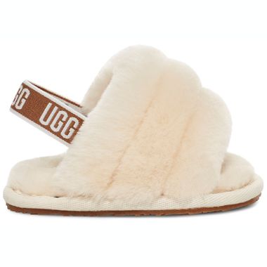 UGG&reg; Fluff Yeah Slide Strap Sandal in Natural. View a larger version of this product image.