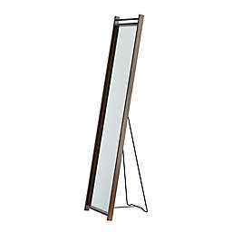 Adesso® Abigail 13-Inch x 61-Inch Rectangular Standing Floor Mirror in Walnut