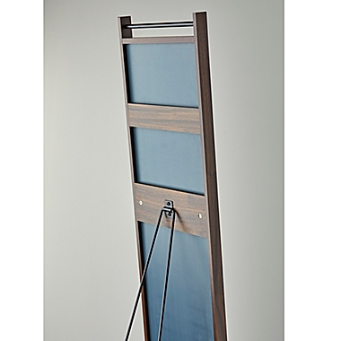 Adesso&reg; Abigail 13-Inch x 61-Inch Rectangular Standing Floor Mirror in Walnut. View a larger version of this product image.
