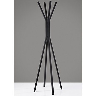 Adesso&reg; Toby Coat Rack in Black. View a larger version of this product image.