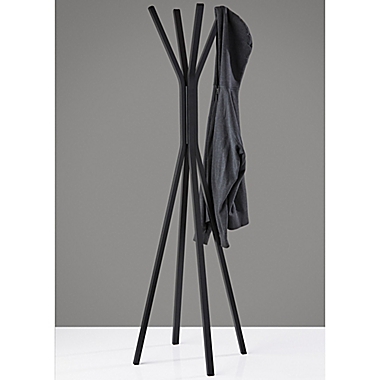 Adesso&reg; Toby Coat Rack in Black. View a larger version of this product image.