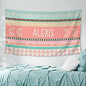 Bohemian Chic 60-Inch x 35-Inch Personalized Printed Wall Tapestry