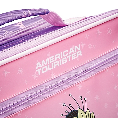 American Tourister&reg; Disney&reg; Princesses 18-Inch Upright Luggage in Pink. View a larger version of this product image.