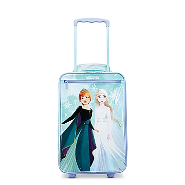 American Tourister&reg; Disney&reg; Frozen 18-Inch Upright Luggage in Blue. View a larger version of this product image.