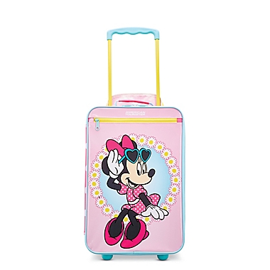 American Tourister&reg; Disney&reg; Minnie 18-Inch Upright Luggage in Pink. View a larger version of this product image.