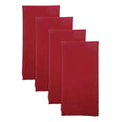 Simply Essential&trade; Essentials Solid Color Napkins in Red (Set of 4)