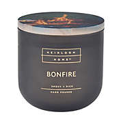 Heirloom Home&trade; Bonfire 14 oz. Jar Candle with Wood Lid
