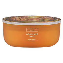 Heirloom Home™ Woodland Walk 18 oz. Oval Dish Candle with Wood Lid