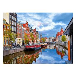 Wuundentoy USA Amstel River, Holland 500-Piece Jigsaw Puzzle