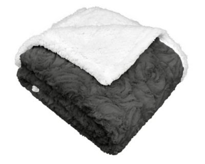 Lush Du0026eacute;cor Llama Sherpa Throw Blanket  Bed Bath u0026 Beyond