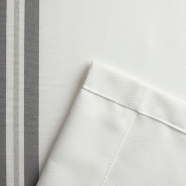 Madison Park Sandbar Printed Stripe 3M Scotchgard Grommet Top Outdoor Curtain Panel (Single). View a larger version of this product image.
