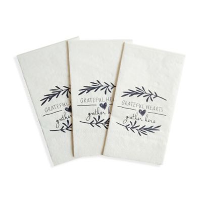 Elise Paper Hand Towels for Bathroom Disposable Guest Towels Fingertip Towels or Paper Napkins Dinner Napkins Contemporary 8 x 4 Pak 32 