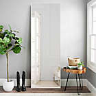 Alternate image 1 for Neutype Modern 59-Inch x 20-Inch Rectangular Floor Mirror with Stand in Silver