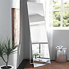 Alternate image 3 for Neutype Modern 59-Inch x 20-Inch Rectangular Floor Mirror with Stand in Silver