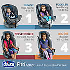 Alternate image 1 for Chicco&reg; Fit4&reg; Adapt 4-in-1 Convertible Car Seat in Ember