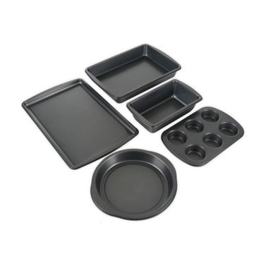 Simply Essential&trade; 5-Piece Nonstick Carbon Steel Bakeware Set. View a larger version of this product image.