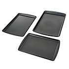 Alternate image 2 for Simply Essential&trade; 3-Piece Nonstick Baking Sheet Pans Set