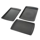 Alternate image 2 for Simply Essential&trade; 3-Piece Nonstick Baking Sheet Pans Set