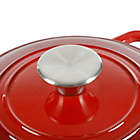 Alternate image 8 for Our Table&trade; 2 qt. Enameled Cast Iron Dutch Oven with Stainless Steel Knob in Red