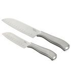 Alternate image 5 for Our Table&trade; 2-Piece Stainless Steel Santoku Knife Set