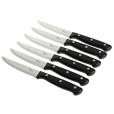 Our Table&trade; 6-Piece Triple Rivet Steak Knife Set. View a larger version of this product image.