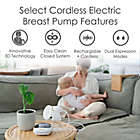 Alternate image 3 for Crane Select Cordless Electric Single Breast Pump in White