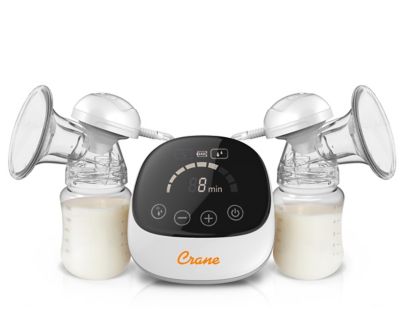 Crane Select Cordless Electric Single Breast Pump in White