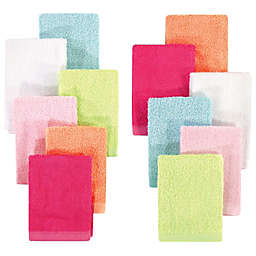 Hudson Baby® 12-Pack Rayon from Bamboo Washcloths in Pink
