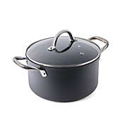 Cuisipro Easy-Release Nonstick 6 qt. Hard-Anodized Covered Stock Pot