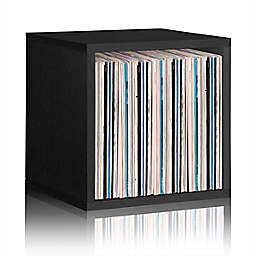 Way Basics Tool-Free Assembly zBoard paperboard Stackable Extra Large Storage Cube in Black