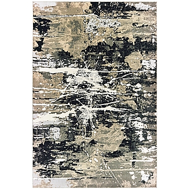 Amaya Rugs Bartley Rocco Rug in Black. View a larger version of this product image.