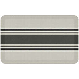 Newlife® by GelPro® Bistro Stripe Kitchen Mat in Onyx