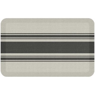 Newlife&reg; by GelPro&reg; Bistro Stripe Kitchen Mat in Onyx. View a larger version of this product image.