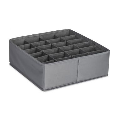 Simply Essential&trade; 24-Compartment Drawer Organizer in Grey. View a larger version of this product image.
