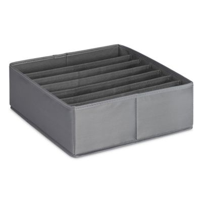 Simply Essential&trade; 7-Compartment Drawer Organizer in Grey