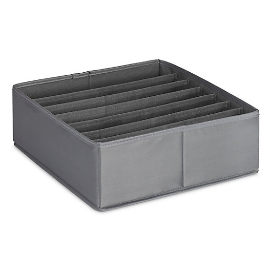 Alternate image 1 for Simply Essential™ Drawer Organizer in Grey