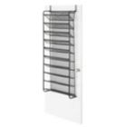 Alternate image 0 for Simply Essential&trade; 10-Tier Over-the-Door Metal Shoe Rack in Black