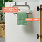 Alternate image 4 for Squared Away&trade; Over the Cabinet Towel Bar in Nickel